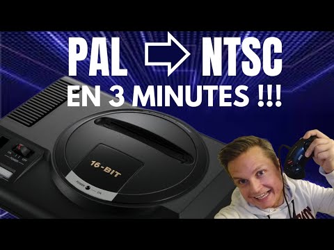 Megadrive PAL en NTSC sans soudure ni puce. Super facile&nbsp;!