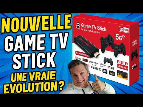 Game Stick Q9 : rétro, Android TV et Netflix dans ta&nbsp;poche