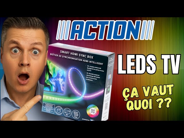 Test du kit LED type Ambilight de chez Action : bluffant pour le prix&nbsp;!