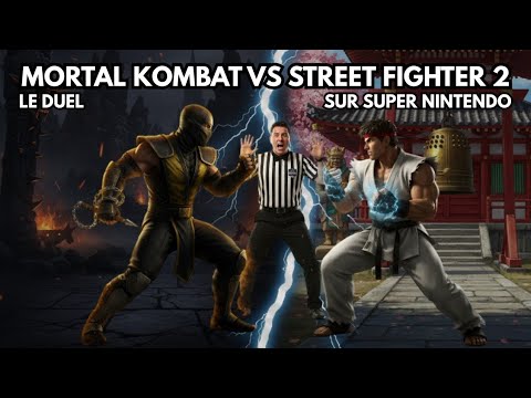 Super Nintendo : Mortal Kombat vs Street Fighter II — Le duel ultime des jeux de combat&nbsp;!