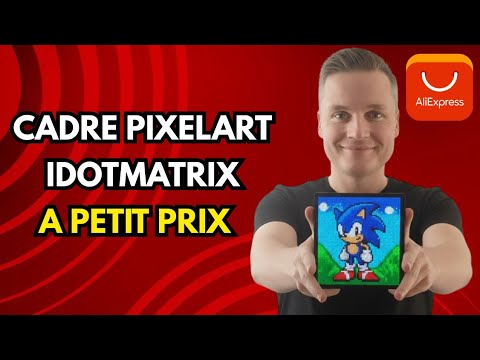 Cadre iDotMatrix d’AliExpress : le pixel art low cost qui transforme ton setup&nbsp;!