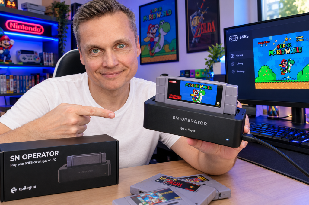Jouer à ses VRAIES cartouches SNES sur PC avec le SN Operator